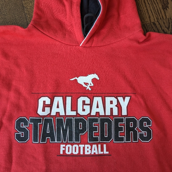 Calgary Stampeders Football Men's Medium Hoodie - Picture 2 of 5